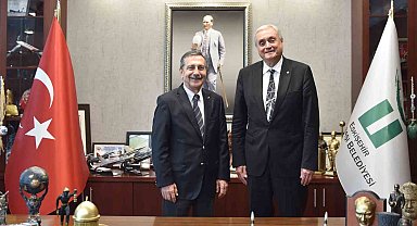Başkan Bakkalcıoğlu'dan, Başkan Ataç'a ziyaret
