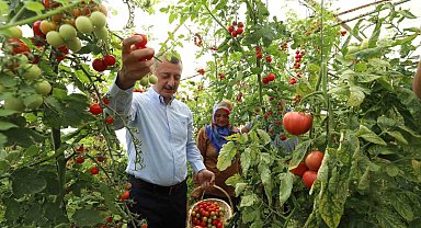 Başkan Büyükakın'dan kadın üreticiye tam destek sözü