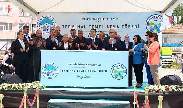 Başkan Büyükkılıç, Pınarbaşı Terminal ve Ticaret Binası temel atma törenine katıldı