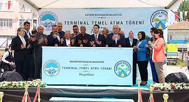 Başkan Büyükkılıç, Pınarbaşı Terminal ve Ticaret Binası temel atma törenine katıldı