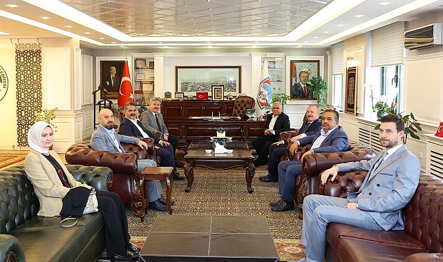 Başkan Büyükkılıç ve Üzüm'den Palancıoğlu'na ziyaret
