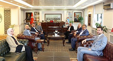 Başkan Büyükkılıç ve Üzüm'den Palancıoğlu'na ziyaret