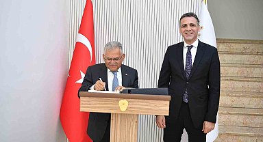 Başkan Büyükkılıç'tan İl Emniyet Müdürü Aydın'a hayırlı olsun ziyareti