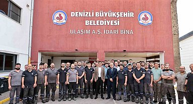 Başkan Çavuşoğlu'ndan Ulaşım AŞ'ye ziyaret