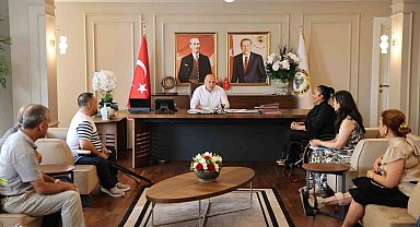Başkan Demirçalı engelli personelleri makamında ağırladı