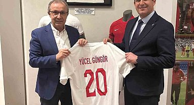 Başkan Güngör, MHK Başkanı İbanoğlu ile futbolu konuştu