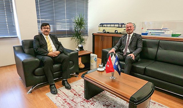 Başkan Karabatı, BURULAŞ Genel Müdürü Beşli ile bir araya geldi