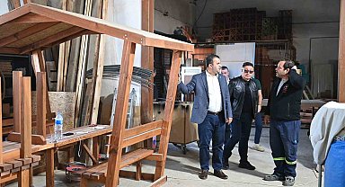 Başkan Nallar atölyelerde yapılan faaliyetleri inceledi