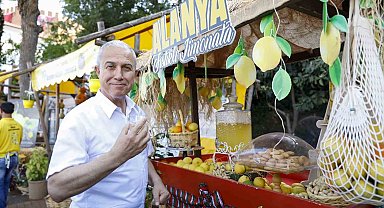 Başkan Özçelik tescilli fıstıklı limonatayı tanıttı