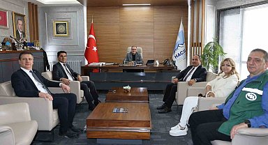 Başkan Özdoğan'a hayırlı olsun ziyareti