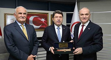 Başkan Özlü, Tunç ve Yılmaz'ı ağırladı