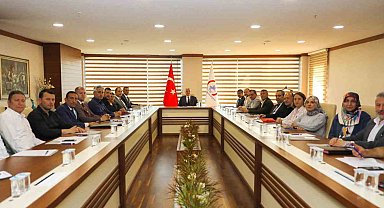 Başkan Özlü yeni dönem yöneticileri ile buluştu