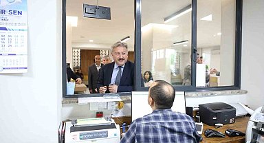Başkan Palancıoğlu, Emlak ve Çevre Temizlik Vergisi'ni ödedi