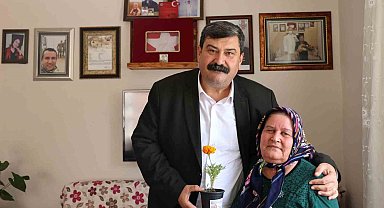 Başkan Yıldız'dan şehit annesine 'Anneler Günü' ziyareti