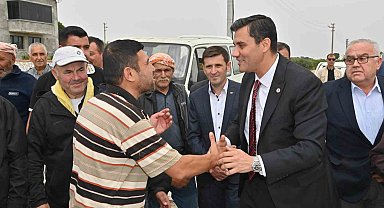 Başkan Zeyrek kiraz üreticileriyle bir araya geldi