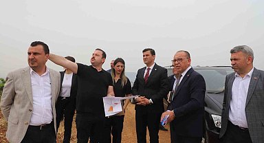 Başkan Zeyrek ve Akın'dan Turgutlu'da inceleme turu