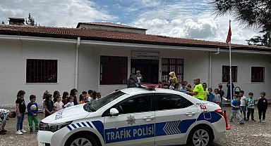 Batman'da anaokulu öğrencilerine trafik eğitimi verildi