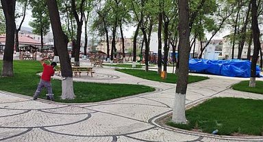 Belediye yoğun çalışma temposunda