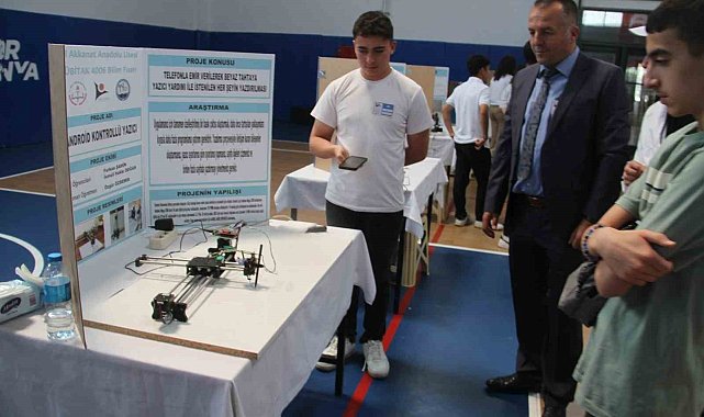 Beyşehir'de Bilim Fuarı açıldı