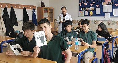 Beyşehir'de lise öğrencileri yazdıkları hikayeleri kitaplaştırdı