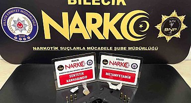 Bilecik'te düzenlenen uyuşturucu operasyonunda 4 şüpheli şahıs yakalandı