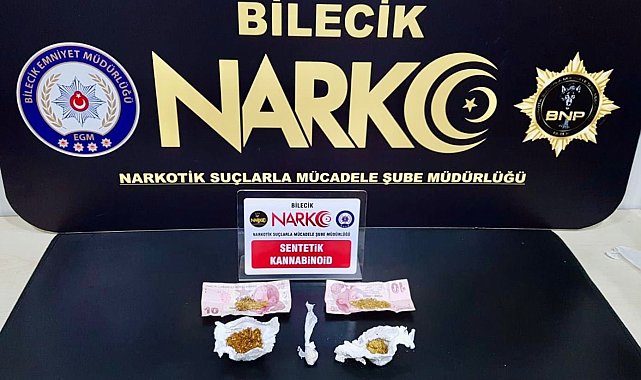 Bilecik'te uyuşturucu operasyonu: 2 gözaltı