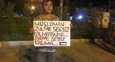 Bingöl'de Filistin'e destek konvoyu