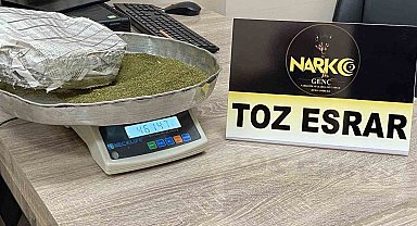 Bingöl'de uyuşturucu operasyonu: 1 gözaltı