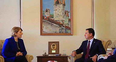 Birleşik Krallık Ankara Büyükelçisi'nden Başkan Aras'a zZiyaret