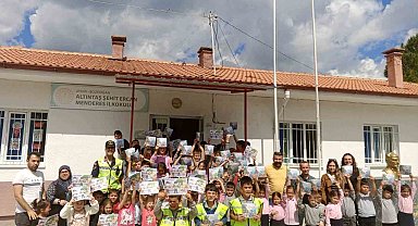 Bozdoğan İlçe Jandarma Komutanlığı'ndan öğrencilere trafik eğitimi