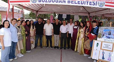 Bozdoğan İsmet Sezgin Mesleki ve Teknik Anadolu Lisesi Yıl Sonu Sergisi açıldı