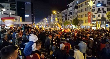 Bozüyük'te Galatasaray'ın şampiyonluğu coşkuyla kutlandı