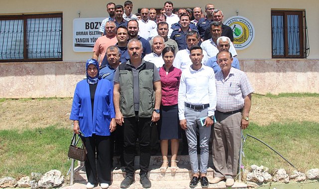 Bozyazı'da orman yangınlarıyla mücadele toplantıları sürüyor