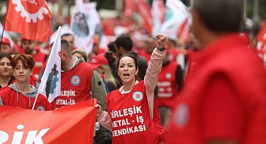 Bursa'da 1 Mayıs coşkusu yaşandı