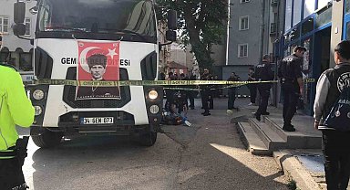 Bursa'da yaşlı kadın kamyon altında kalarak can verdi