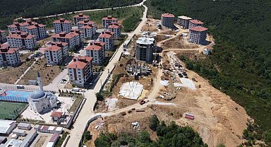 Bursa'da yeni TOKİ projesinde bloklar yükseliyor