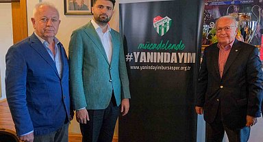 Bursaspor Kulübü'nde 'Yanındayım' kampanyası büyüyor