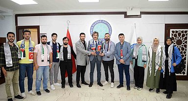 BUÜ Rektörlüğü'nden 'Filistin' hassasiyeti