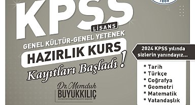 Büyükşehir KAYMEK UZEM'de KPSS kurs kayıtları başladı