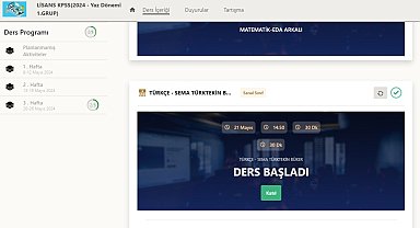 Büyükşehir KAYMEK UZEM'de KPSS lisans ücretsiz online derslerine yoğun ilgi
