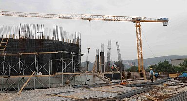 Büyükşehir Milas Kültür Merkezi yapımına devam ediyor