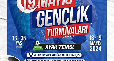 Büyükşehir Spor A.Ş.'nin 19 Mayıs Tenis Turnuvaları için kayıtlar başladı
