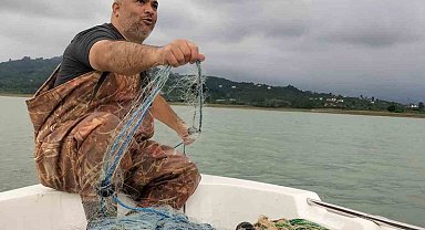 Çakmak Barajı'nda bulunan ağlara el konuldu