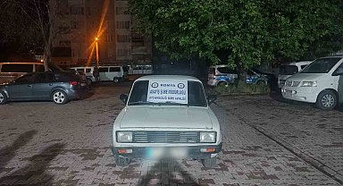 Çaldığı otomobili bıraktığı yerden almaya gelince polise yakalandı