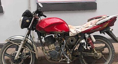Çalınan motosiklet jandarma tarafından bulundu