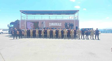 Çanakkale ruhunu taşıyan mobil müze tırı Tekirdağ'da