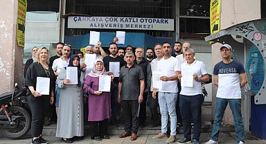 Çankaya Katlı Otopark yıkılıyor, tahliye kararı verilen esnaftan tepki