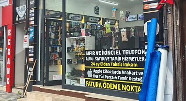 Cep telefonu dükkanından 1 milyon liralık telefon çalındı