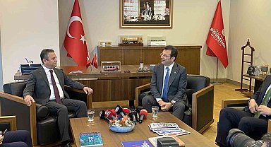 CHP Genel Başkanı Özel, İBB Başkanı İmamoğlu'nu ziyaret etti