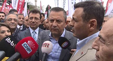 CHP Genel Başkanı Özel ve İBB Başkanı İmamoğlu Saraçhane'de